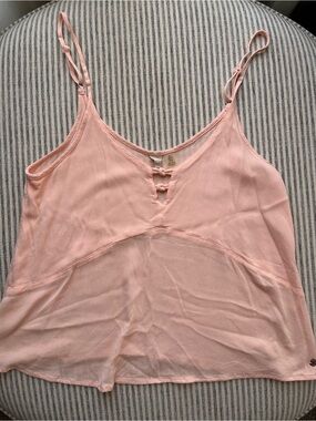 Roxy Light Pink Spaghetti Strap Camisole
